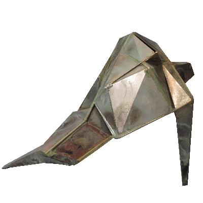 Víktor Martínez. Araña. Escultura en lamina de acero