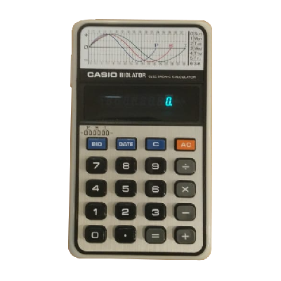 Casio. Calculadora eléctrica H-801 Biolator