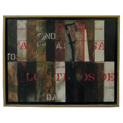 Héctor de Anda. Vida por 2. Acrílico sobre tela