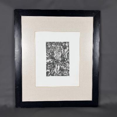 Víctor Chaca. Xiñe. Grabado