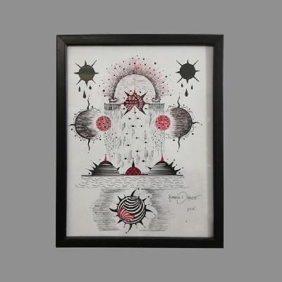 Román Draco. Sin título. Tinta sobre papel