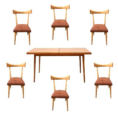 Paul McCobb. Comedor del Planner Group en madera de arce