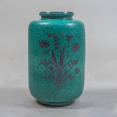 Wilhelm Käge para Gustavsberg. Florero en cerámica gres