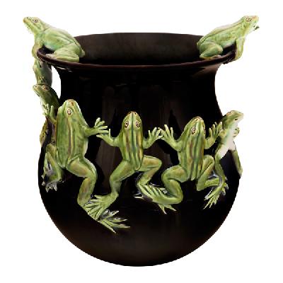 Vasija alta Ranas Bordallo Pinheiro